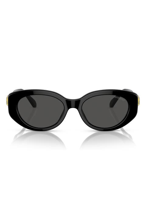 53mm Oval Sunglasses