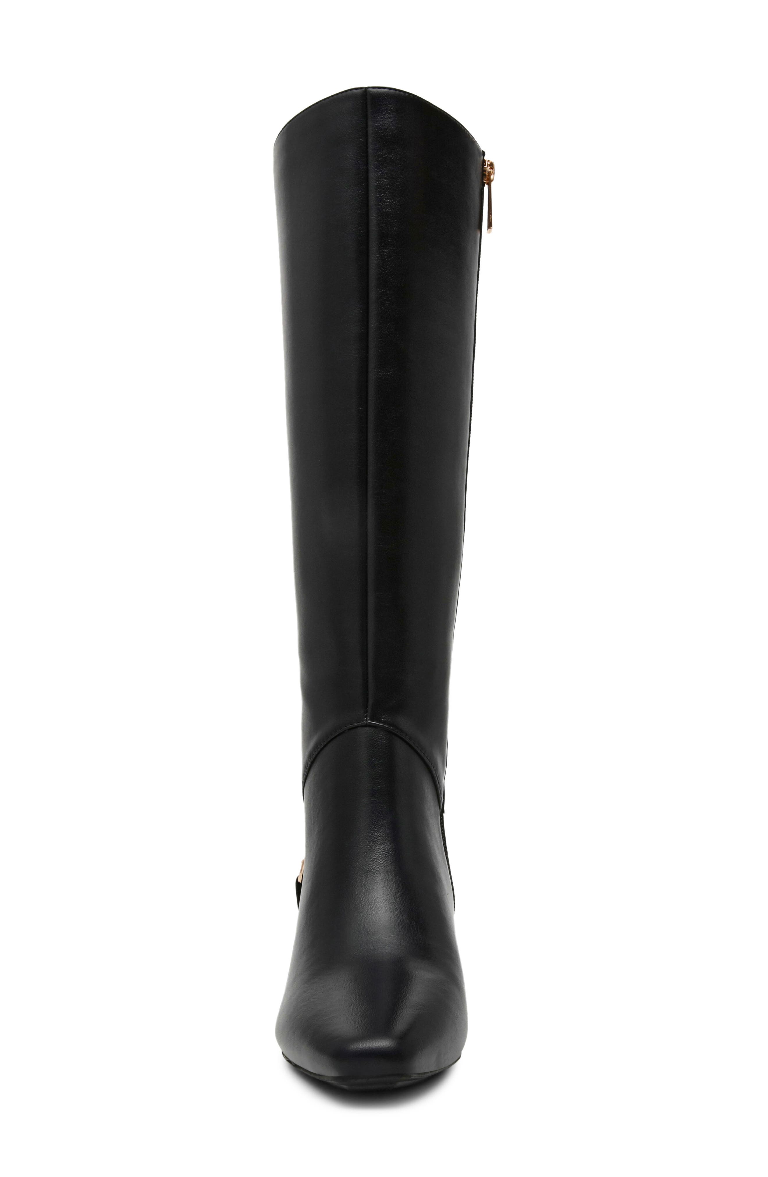 Iskra Knee High Boot, Alternate, color, BLACK-SBLK