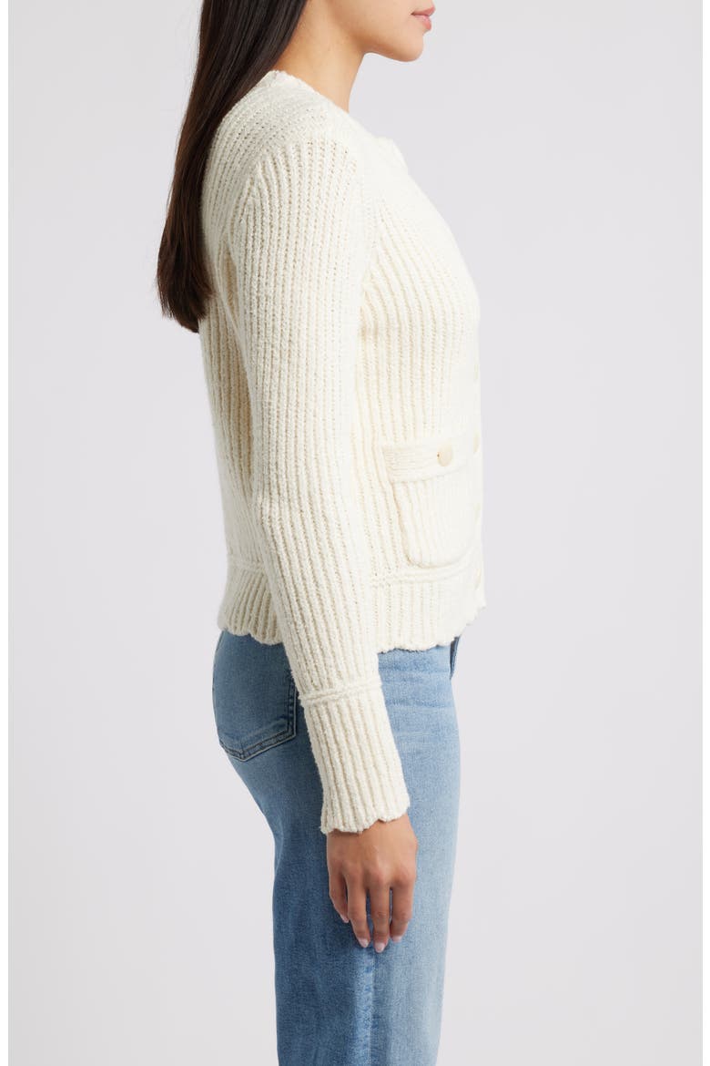 Boxy Cardigan, Alternate, color, IVORY PRISTINE