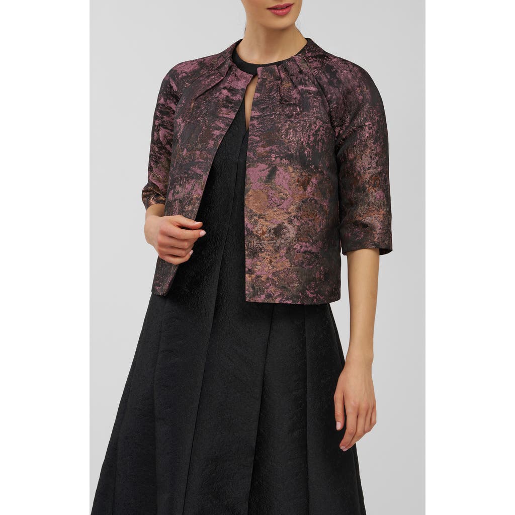 Kay Unger Matilda Evening Jacket In Multi
