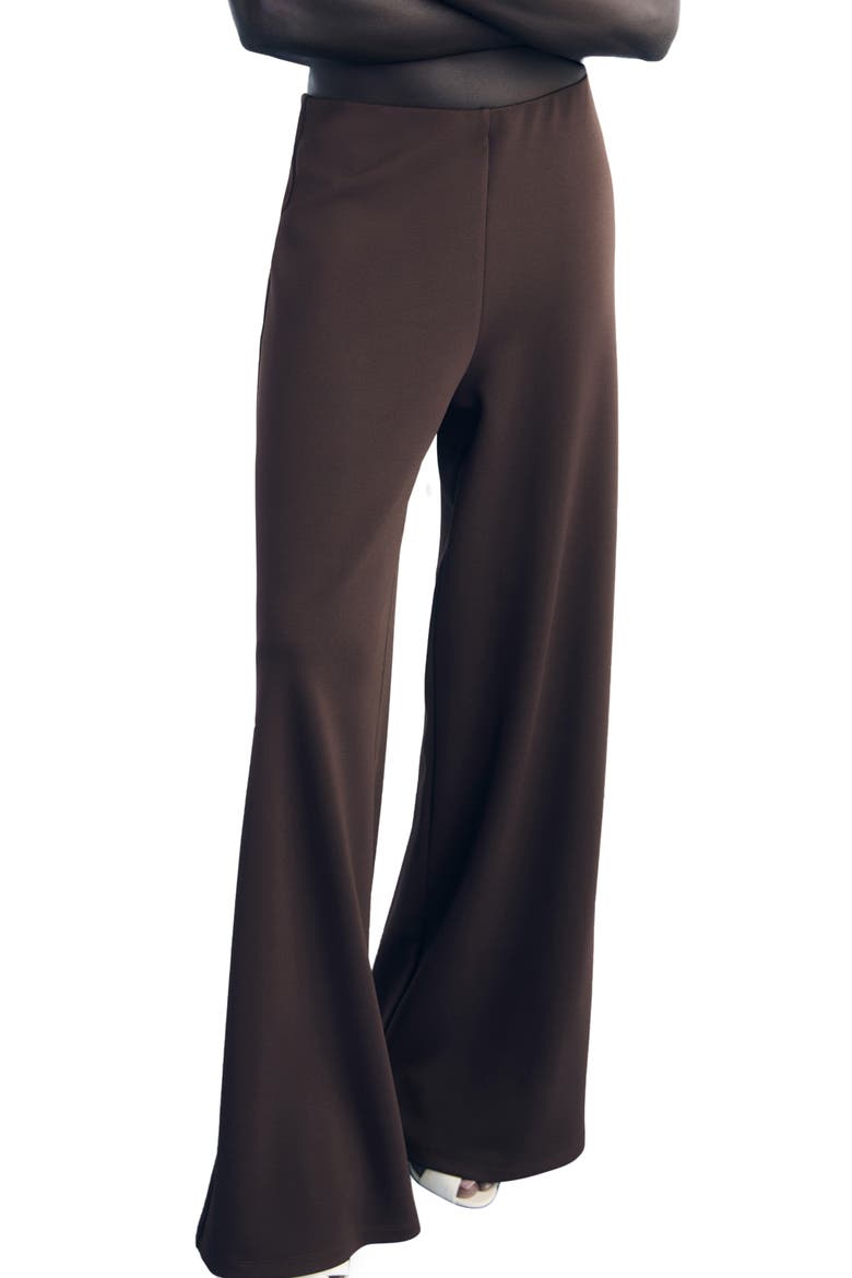Salve Eastic Waist Pants, Main, color, BROWN