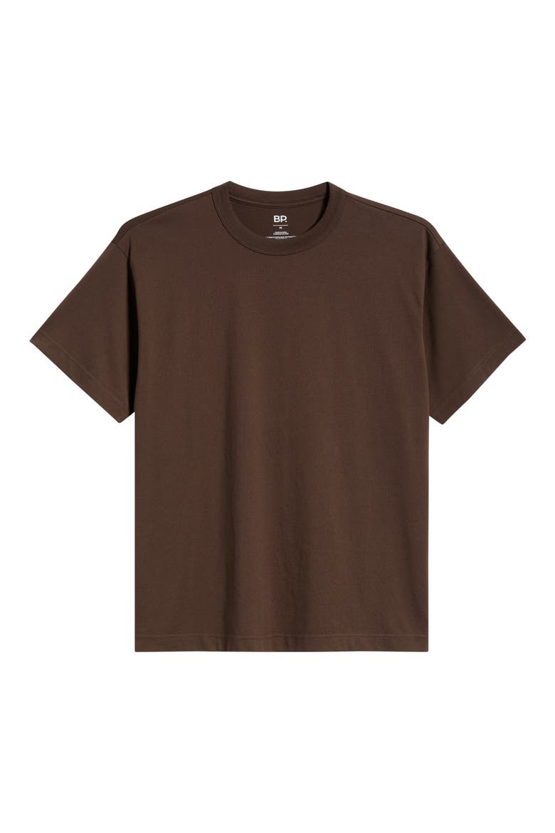 Core Crewneck T-Shirt, Alternate, color, BROWN COFFEE