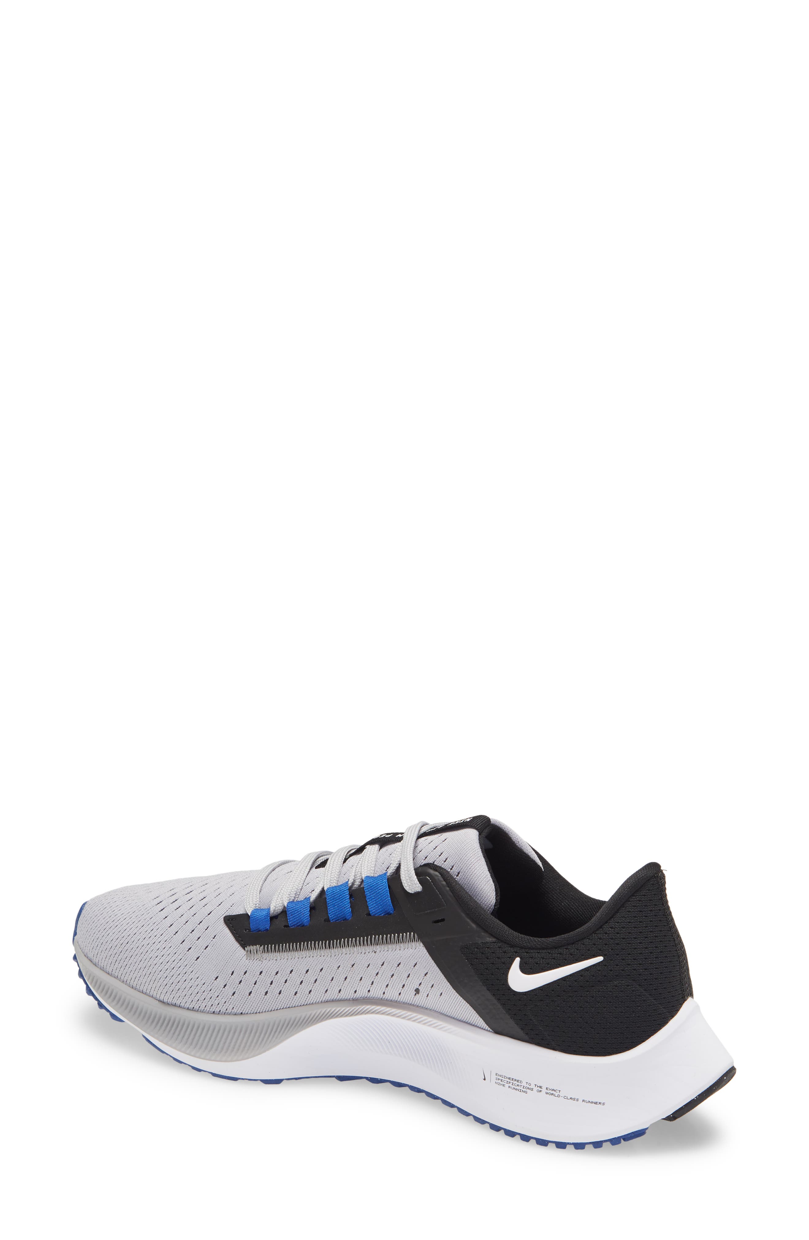 Air Zoom Pegasus 38 Running Shoe, Alternate, color, WOLF GREY/ WHITE/ BLACK