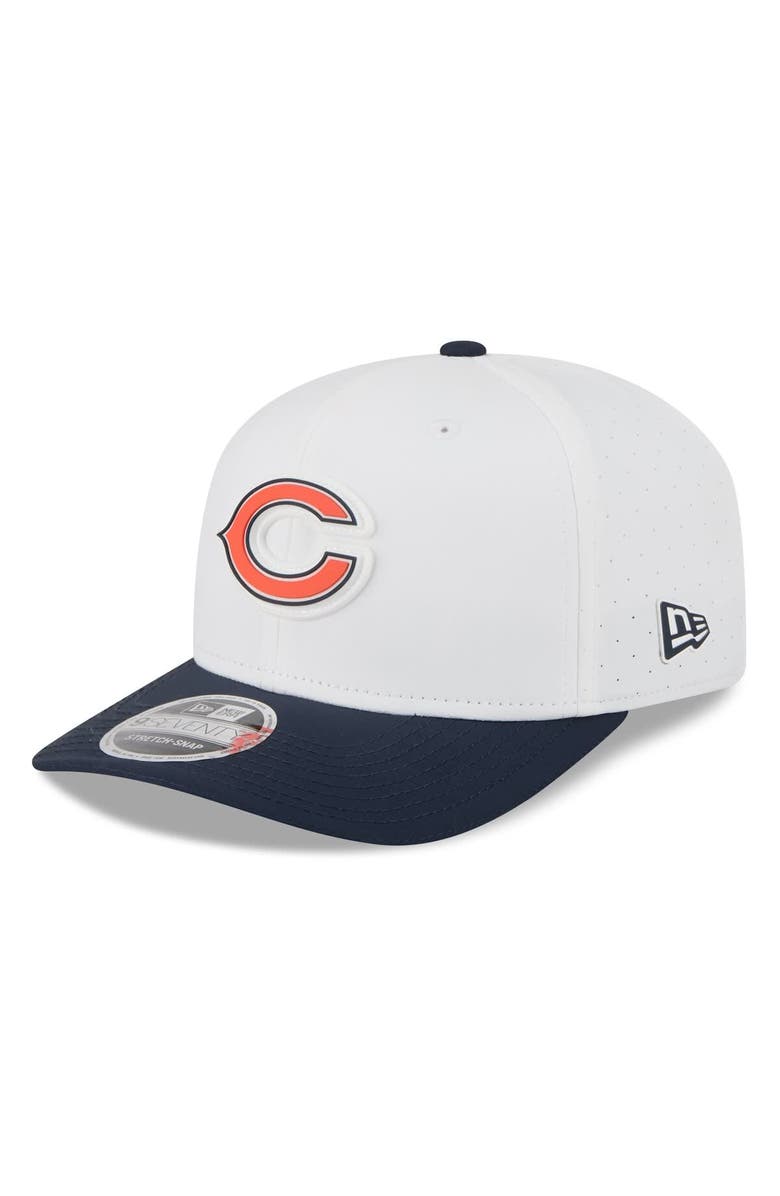 New Era Men's New Era  White/Navy Chicago Bears 2025 NFL Training Camp 9SEVENTY Adjustable Hat, Main, color, 