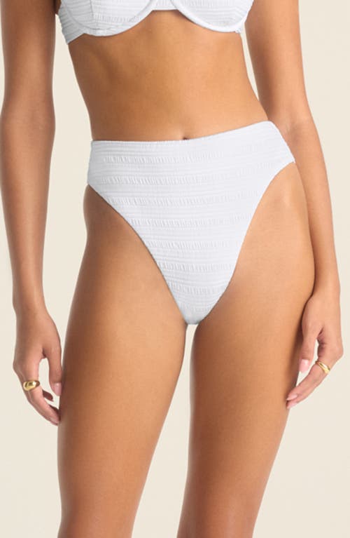Shop Vitamin A ® Barcelona High Waist Bikini Bottoms In White