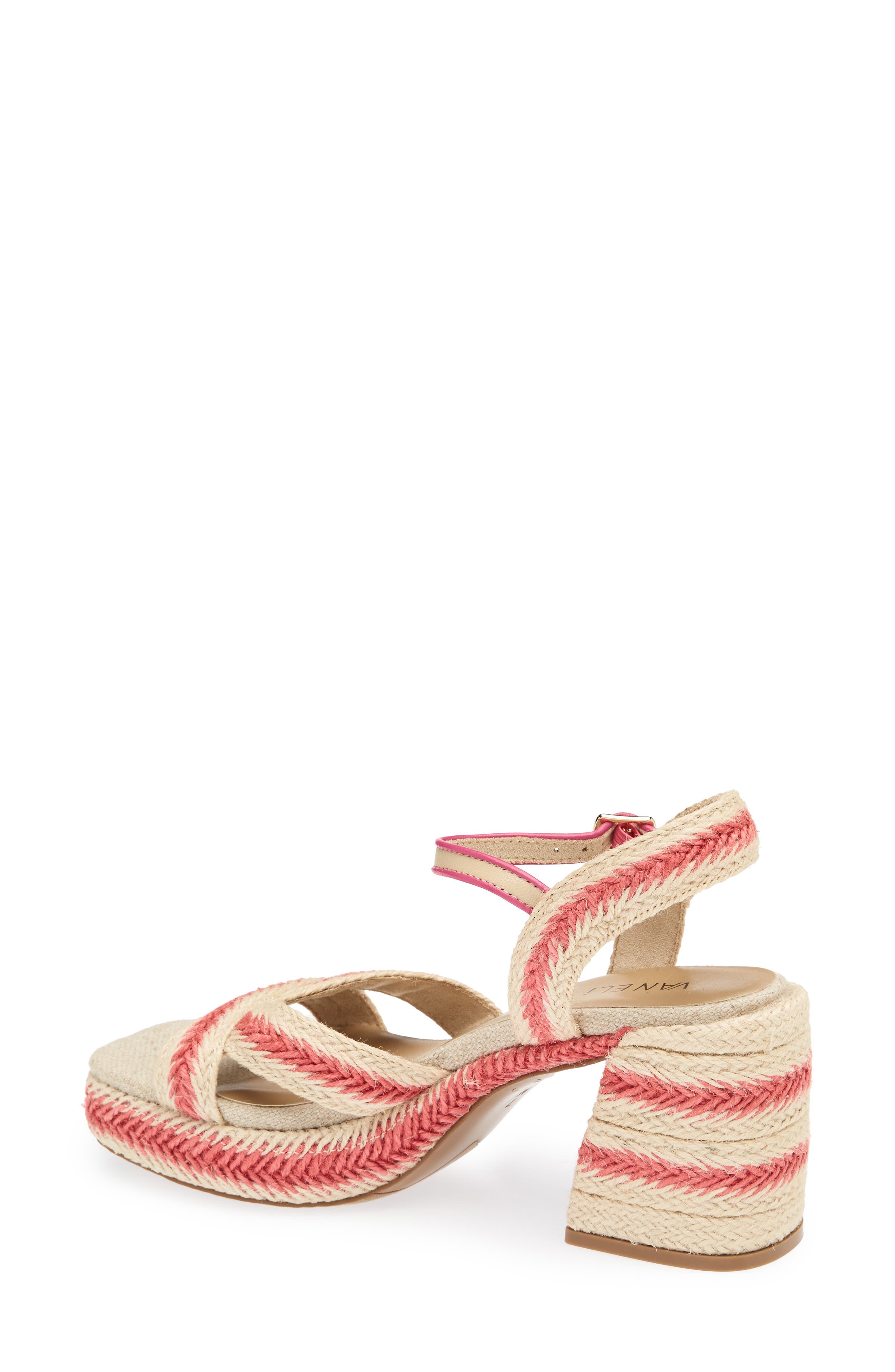 Mahira Espadrille Sandal, Alternate, color, NATURAL/FUSHIA
