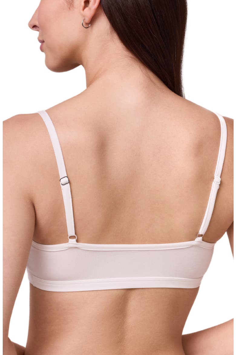 Bodybliss Lace Trim Bralette, Alternate, color, IVORY