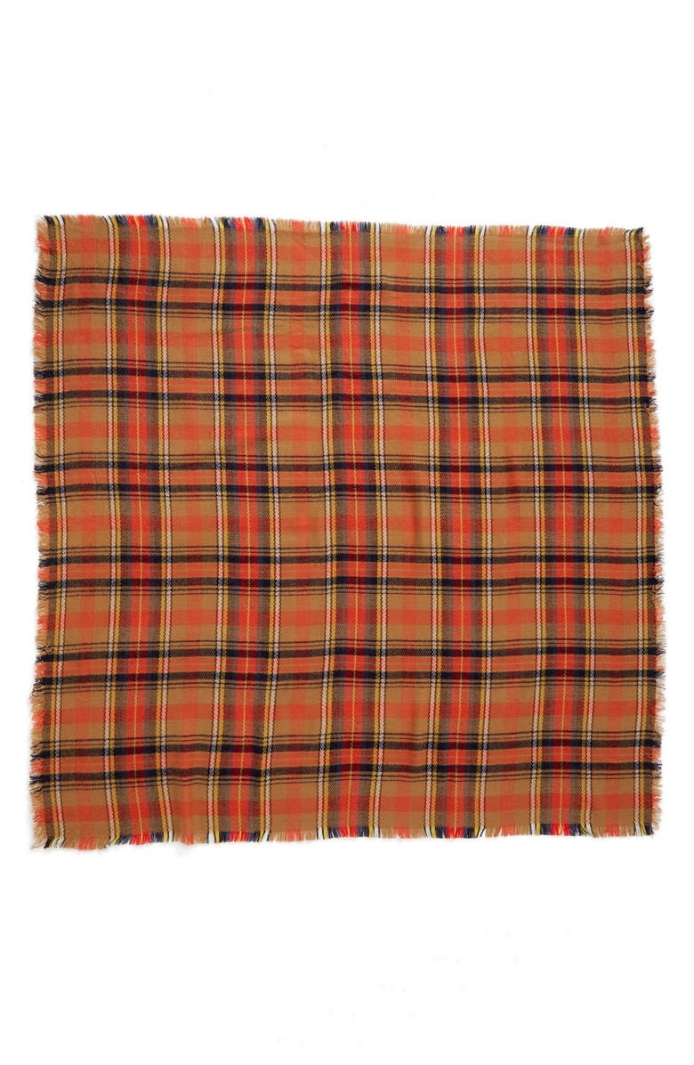 BP. 'Autumn' Plaid Scarf, Alternate, color,