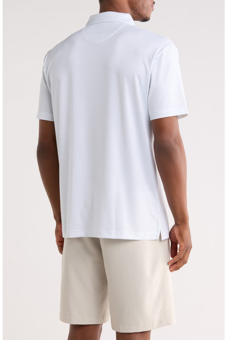 Foulard Geometric Golf Polo, Alternate, color, BRIGHT WHITE