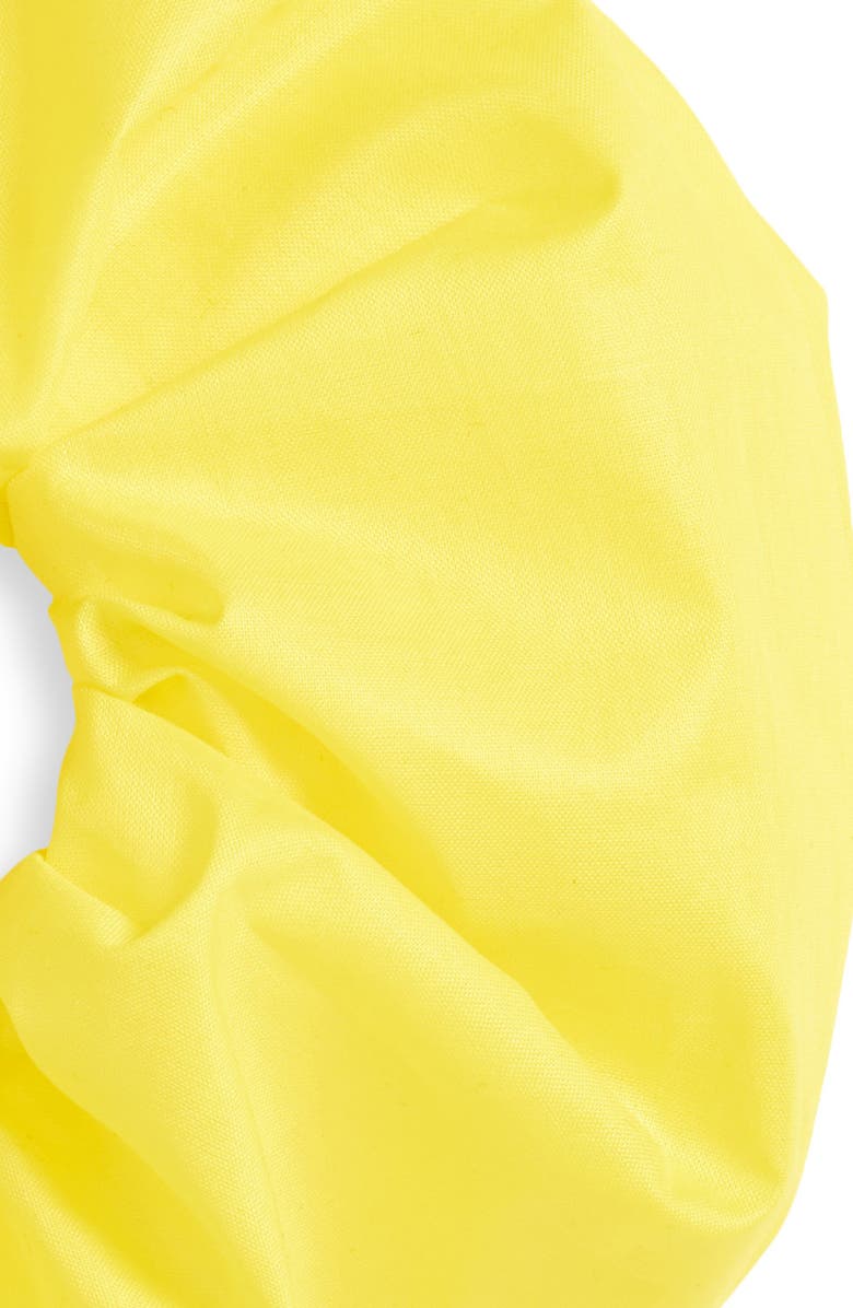 COMING OF AGE Oversize Silk Scrunchie, Alternate, color, Sunshine Cotton