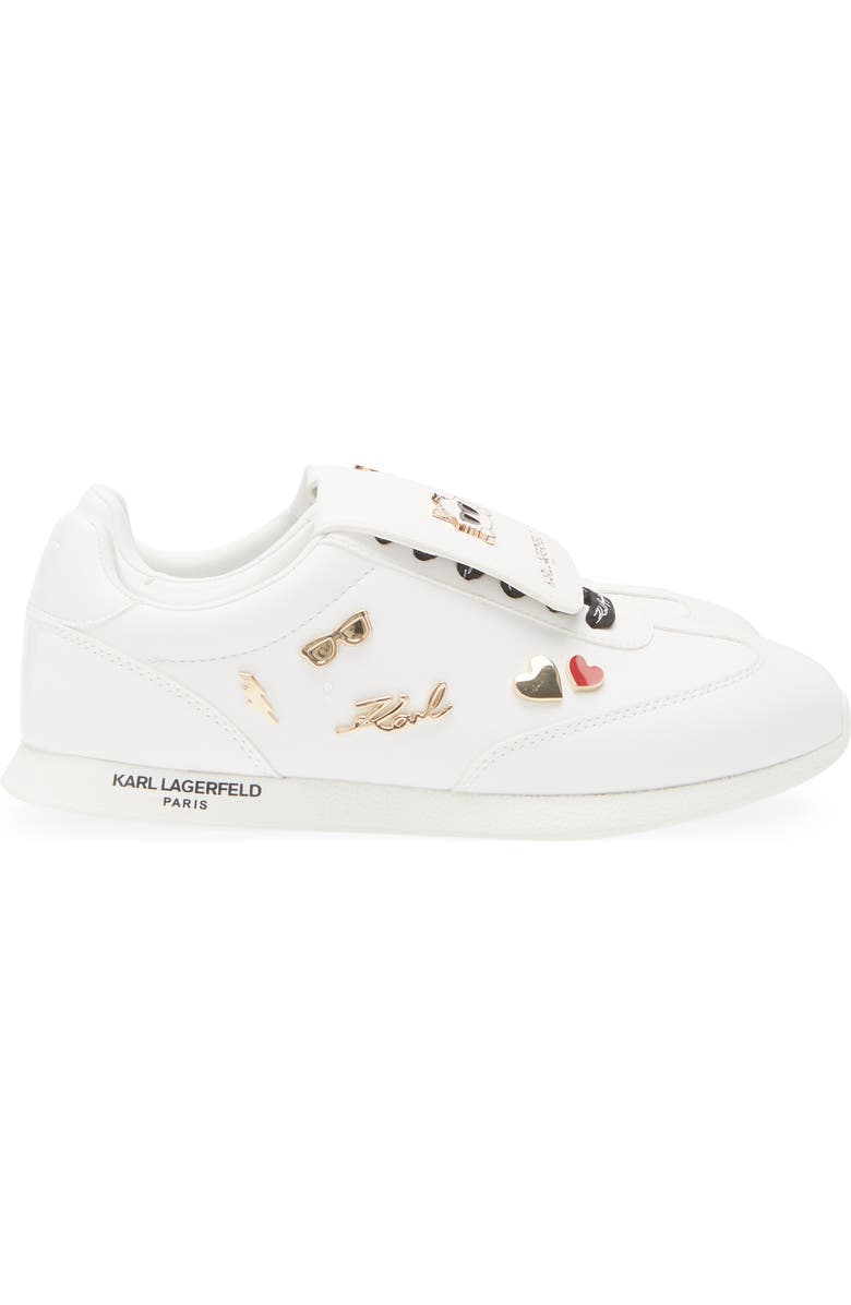 KARL LAGERFELD PARIS Margey Sneaker, Alternate, color, Bright White