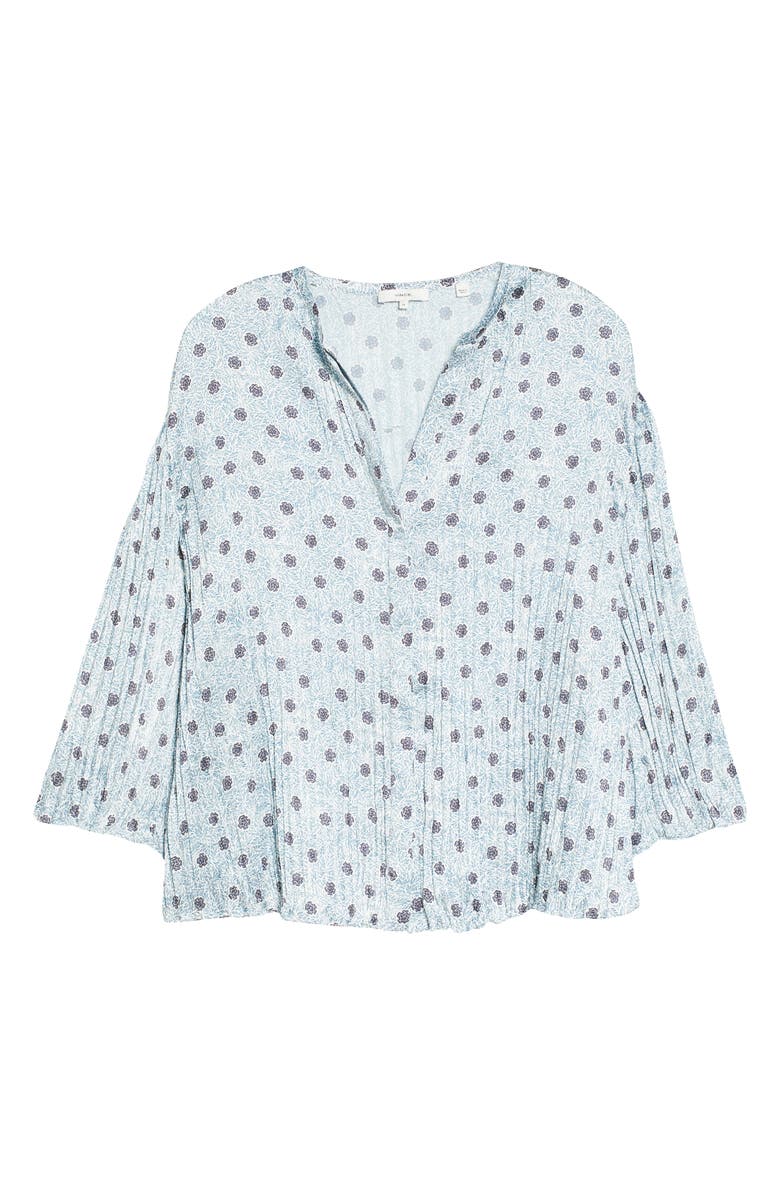 Vince Camellia Pleated Blouse, Alternate, color, 