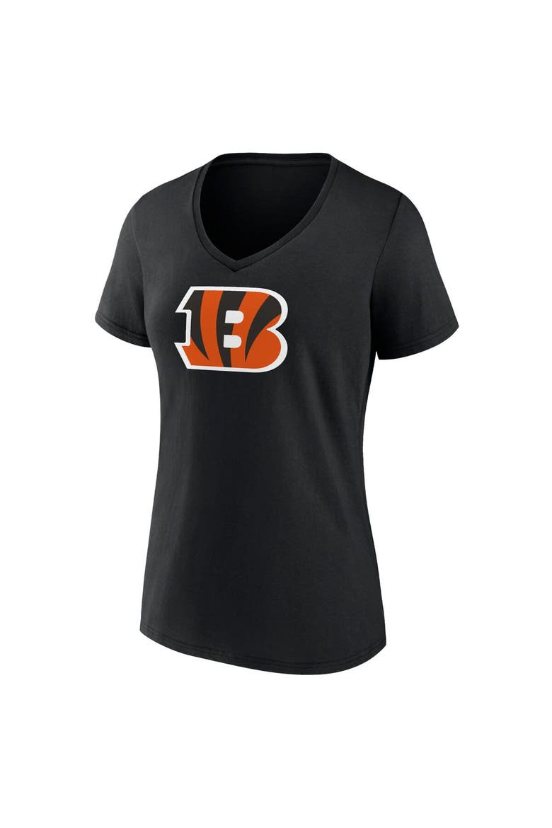 Women's Fanatics Branded Black Cincinnati Bengals Mother's Day V-Neck T-Shirt, Alternate, color, Black