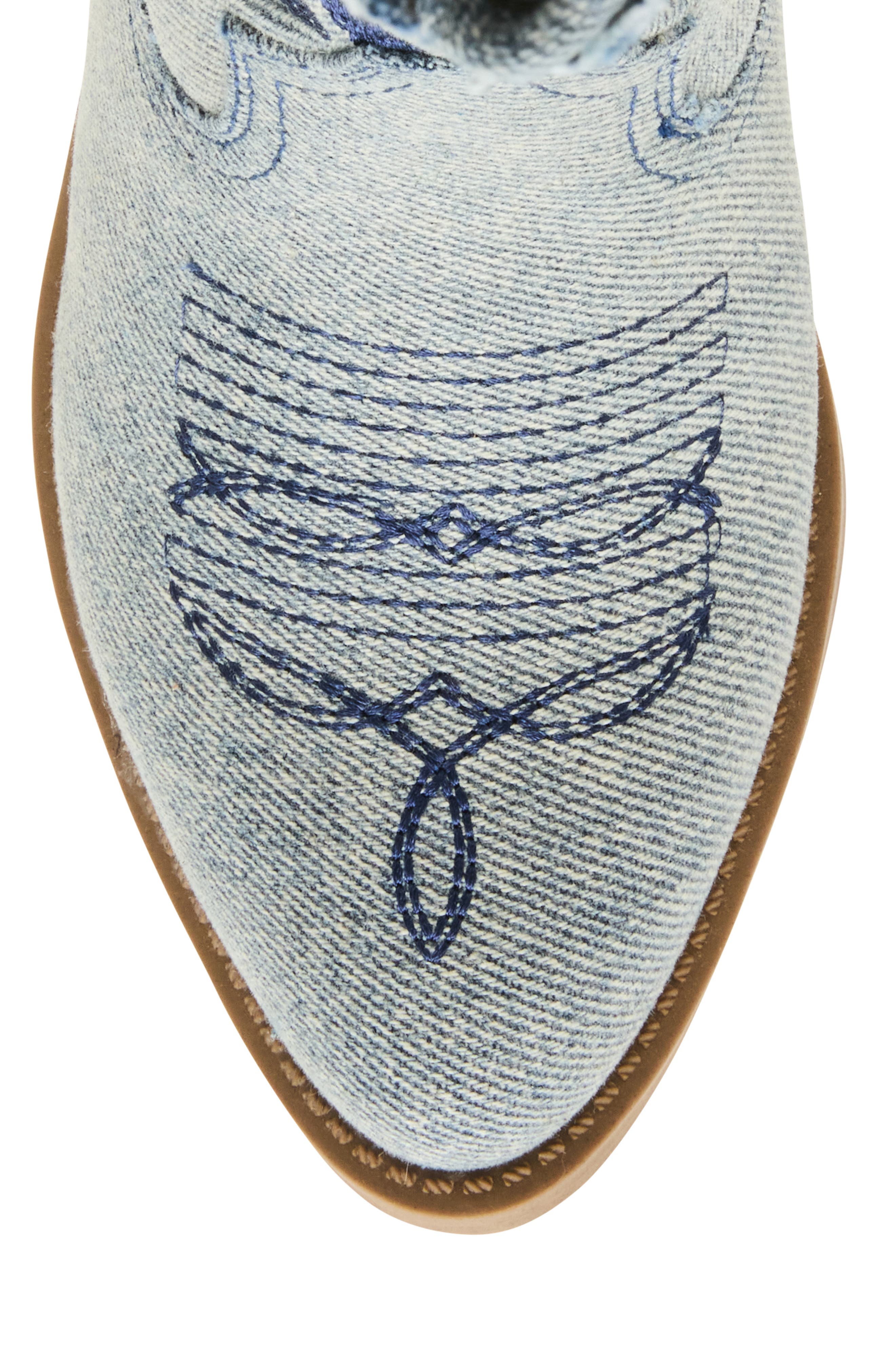Kids' Jalbany Cowboy Boot, Alternate, color, DENIM