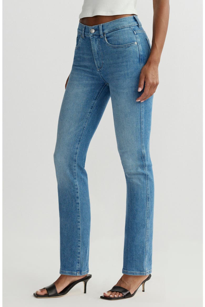 Mara Instasculpt™ Straight Mid Rise Jeans, Alternate, color, PROVINCETOWN
