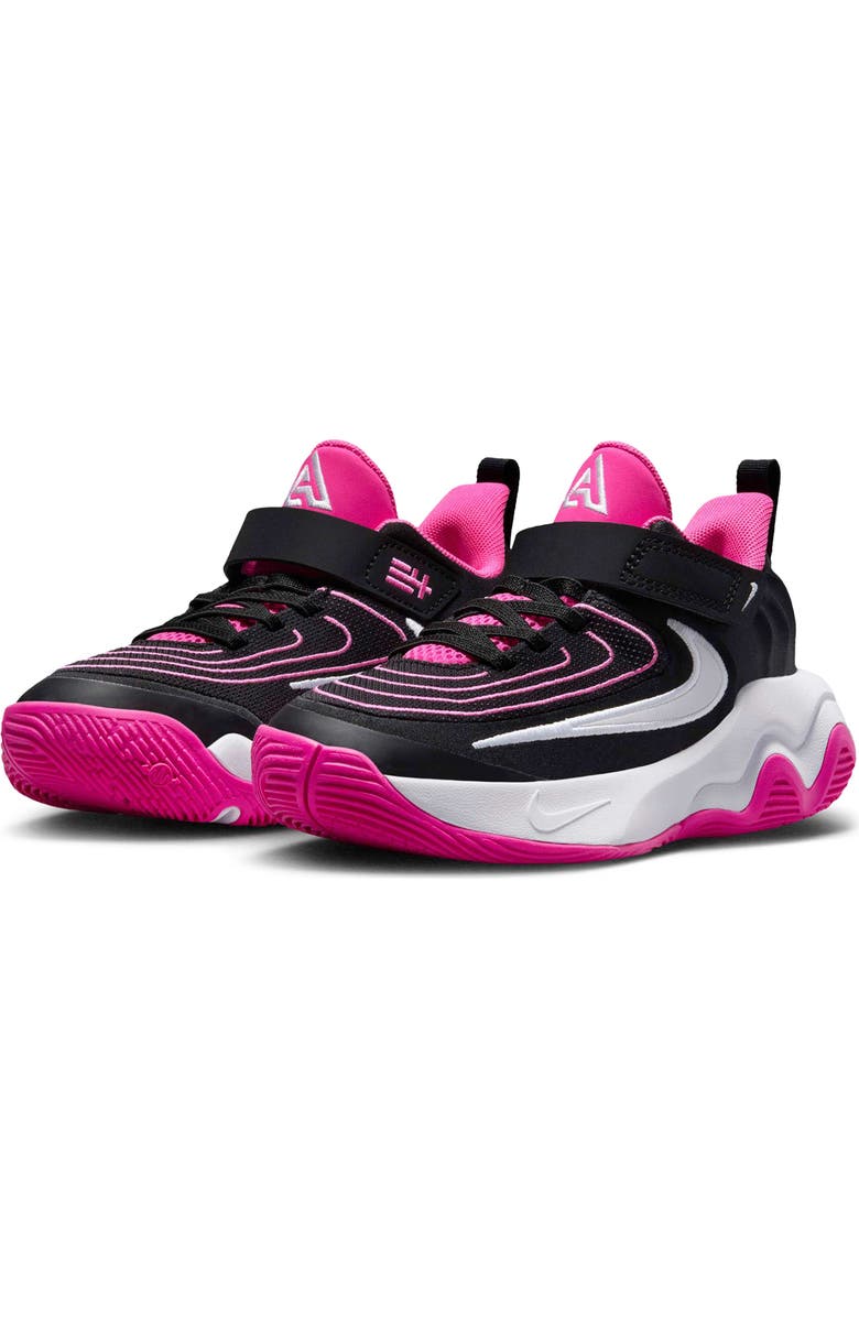 Nike Kids' Giannis Immortality 4 Basketball Shoe, Main, color, Black/ Laser Fuchsia/ White