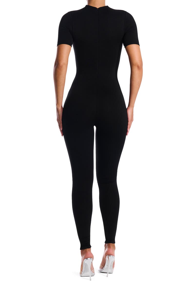 The NW T Jumpsuit, Alternate, color, BLACK