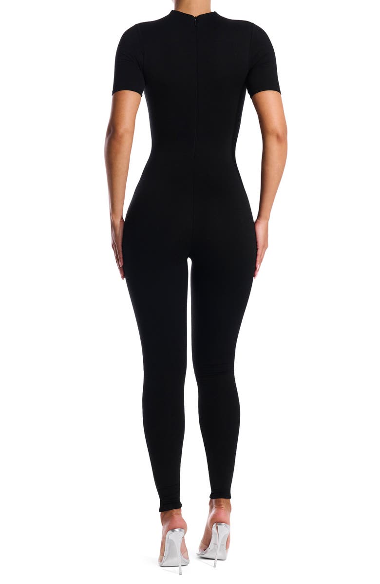 Naked Wardrobe The NW T Jumpsuit, Alternate, color, Black