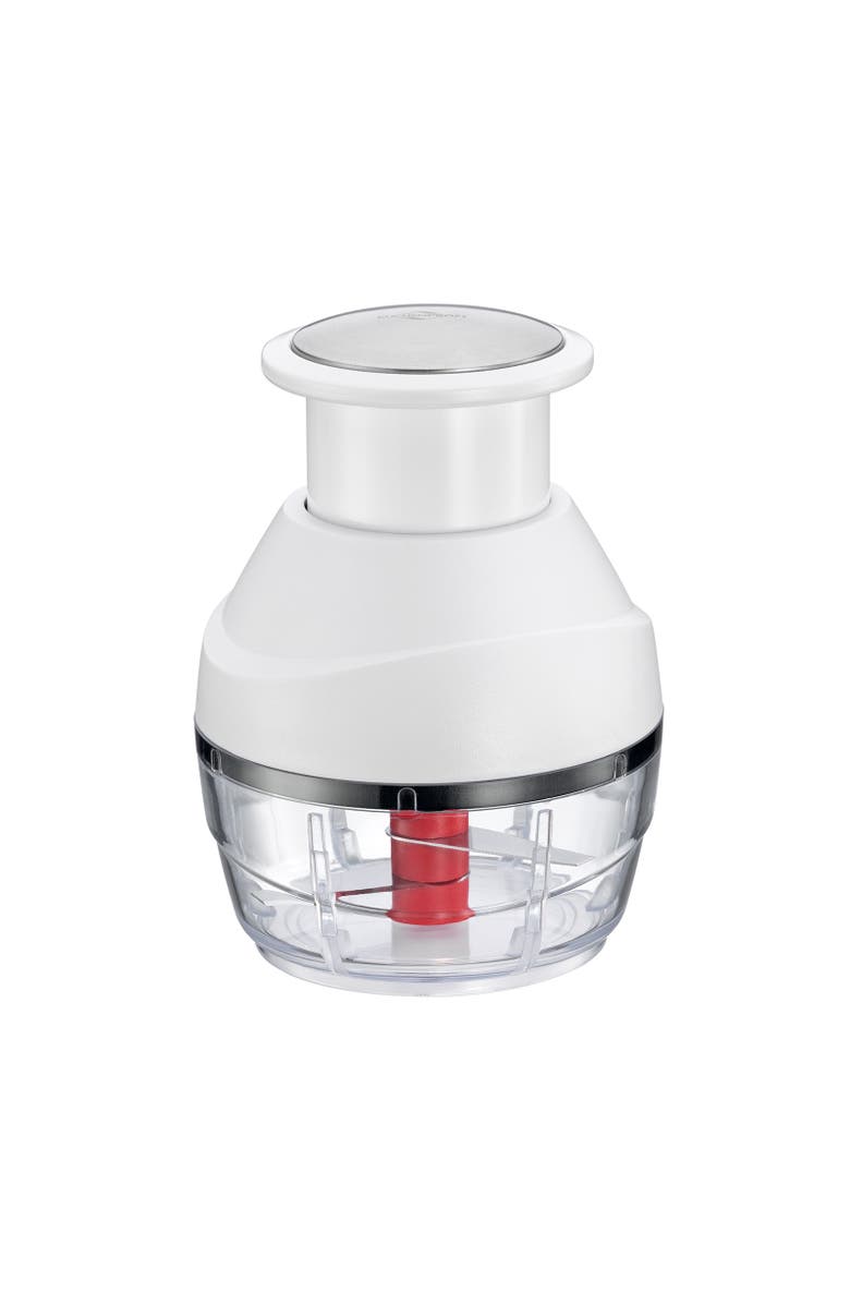 Kuchenprofi Push Fruit and Vegetable Multi Chopper, 3.4-Inch Diameter, Main, color, White