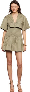 AMUR Genny Smocked Mini