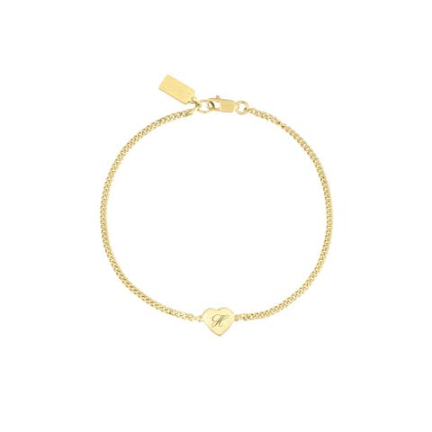 Emerson Initial Heart Bracelet