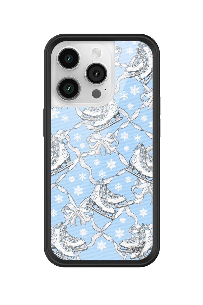 Skates iPhone Case, Alternate, color, Blue