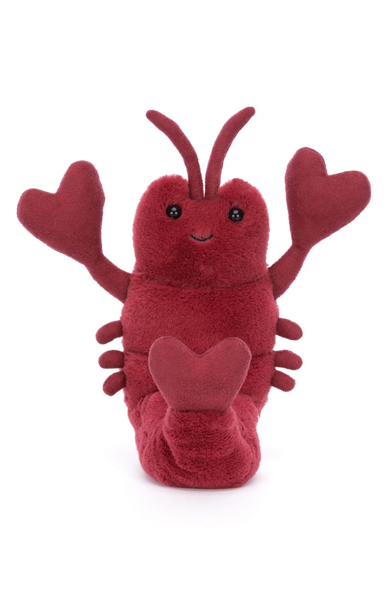 Jellycat Love Me Lobster Stuffed Animal, Main, color,