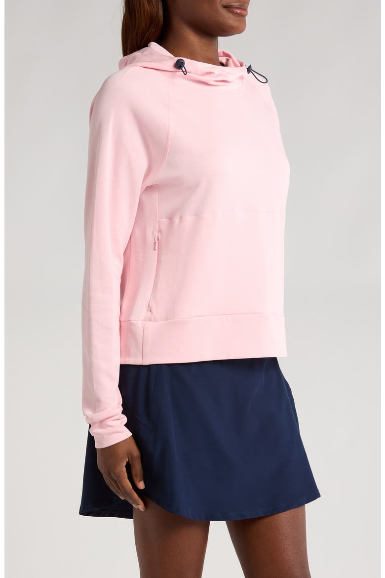 Emma Drawcord Hoodie, Alternate, color, FLAMINGO