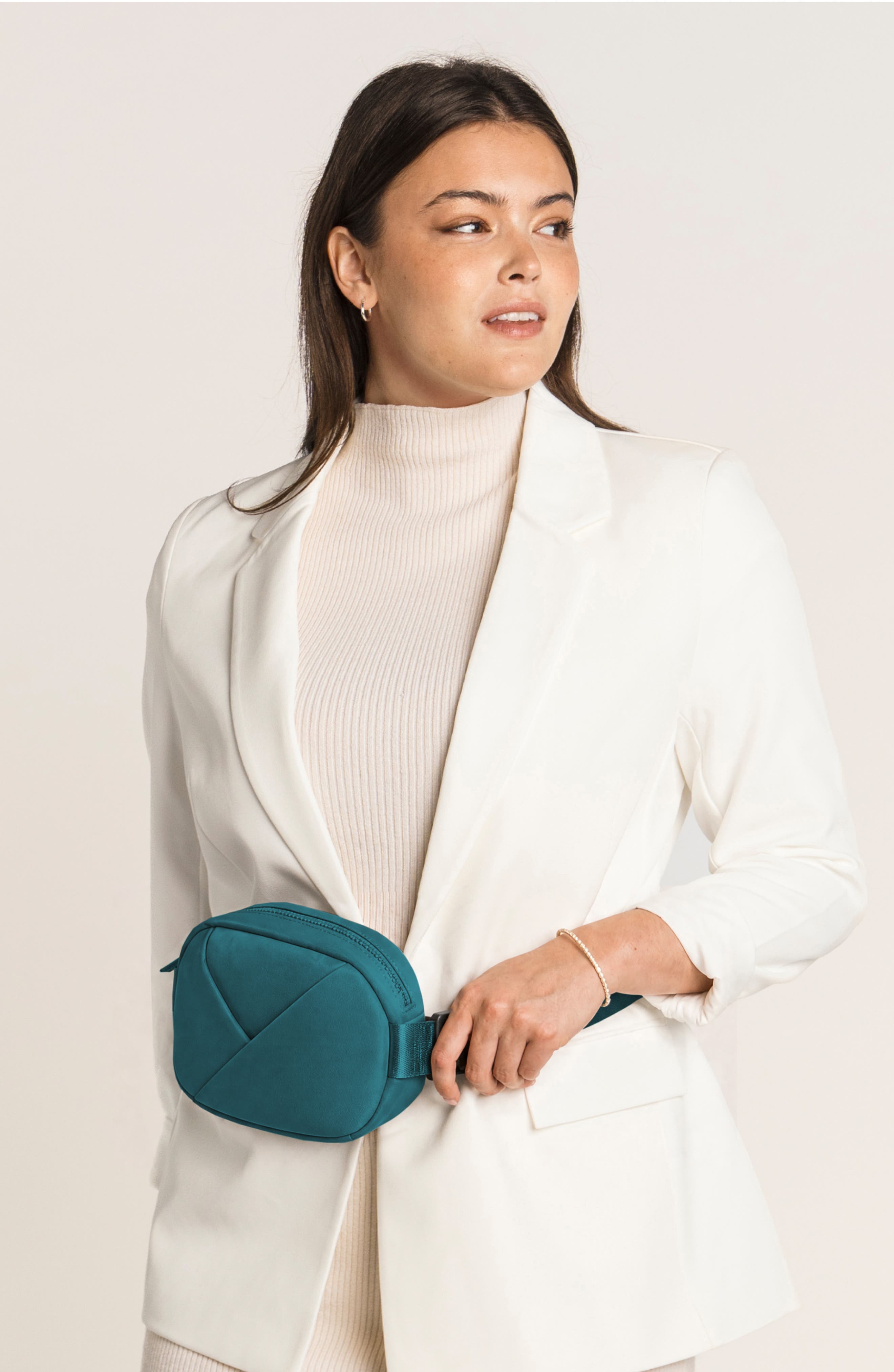 Origami Sling Bag and Belt Bag For Women, Alternate, color, Teal