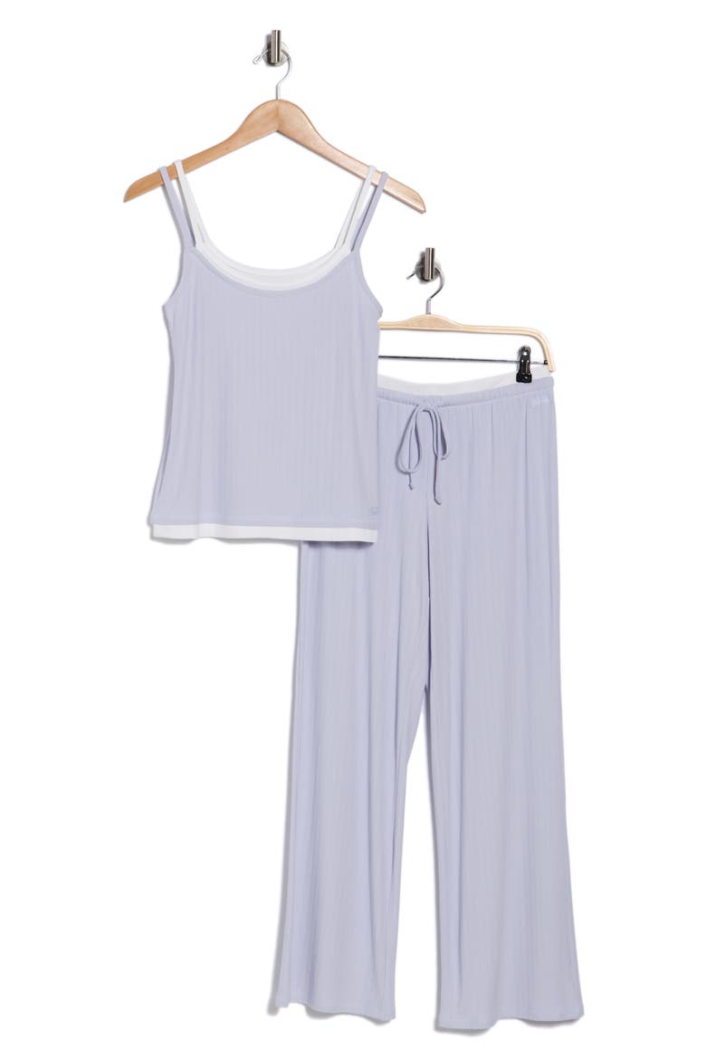 Layered Jersey Pajamas, Alternate, color, BLUE LOTUS