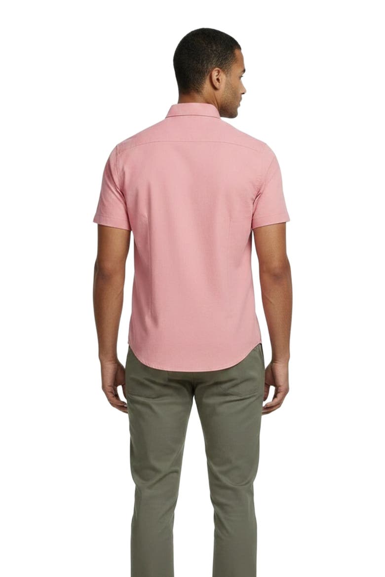 Mens Merino Wool Button-up Shirt, Alternate, color, FRESH PINK