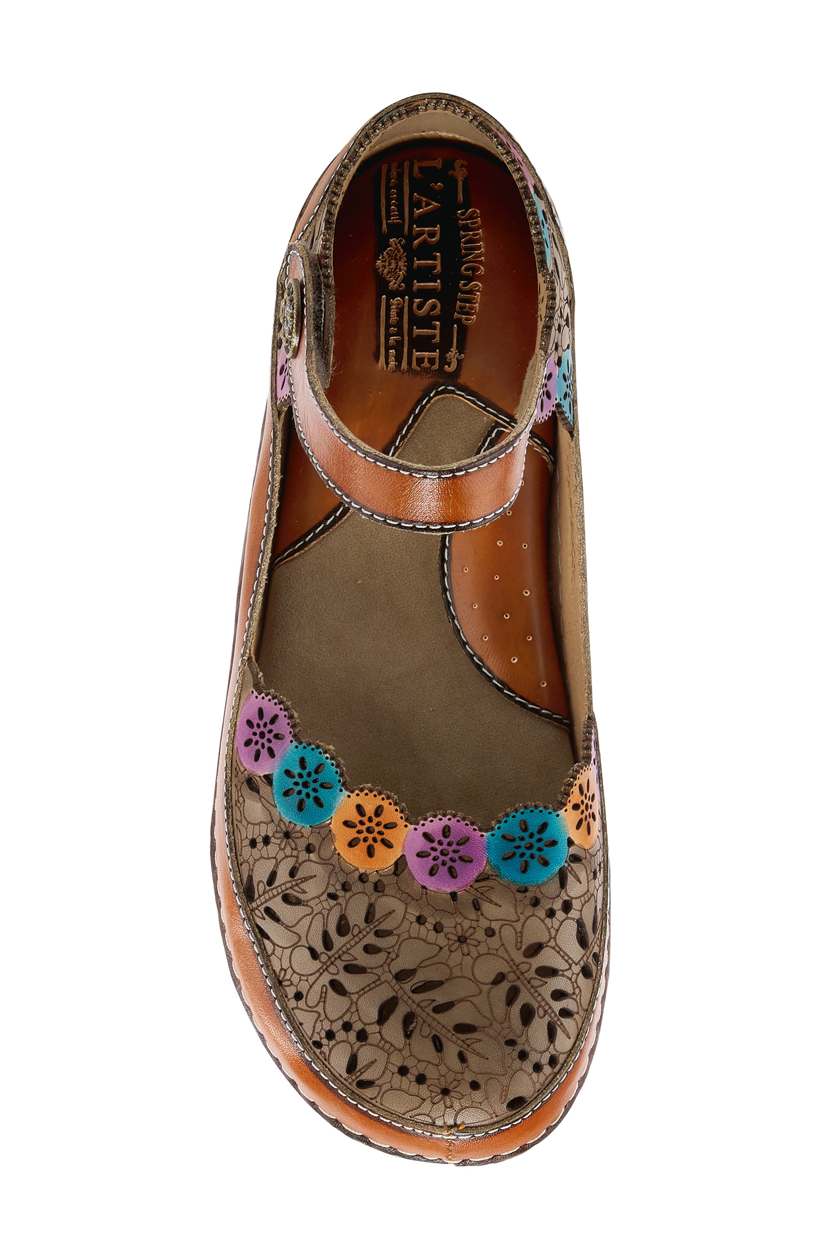 L'Artiste by Spring Step Kysandra Fleur Mary Jane Flat, Alternate, color, 