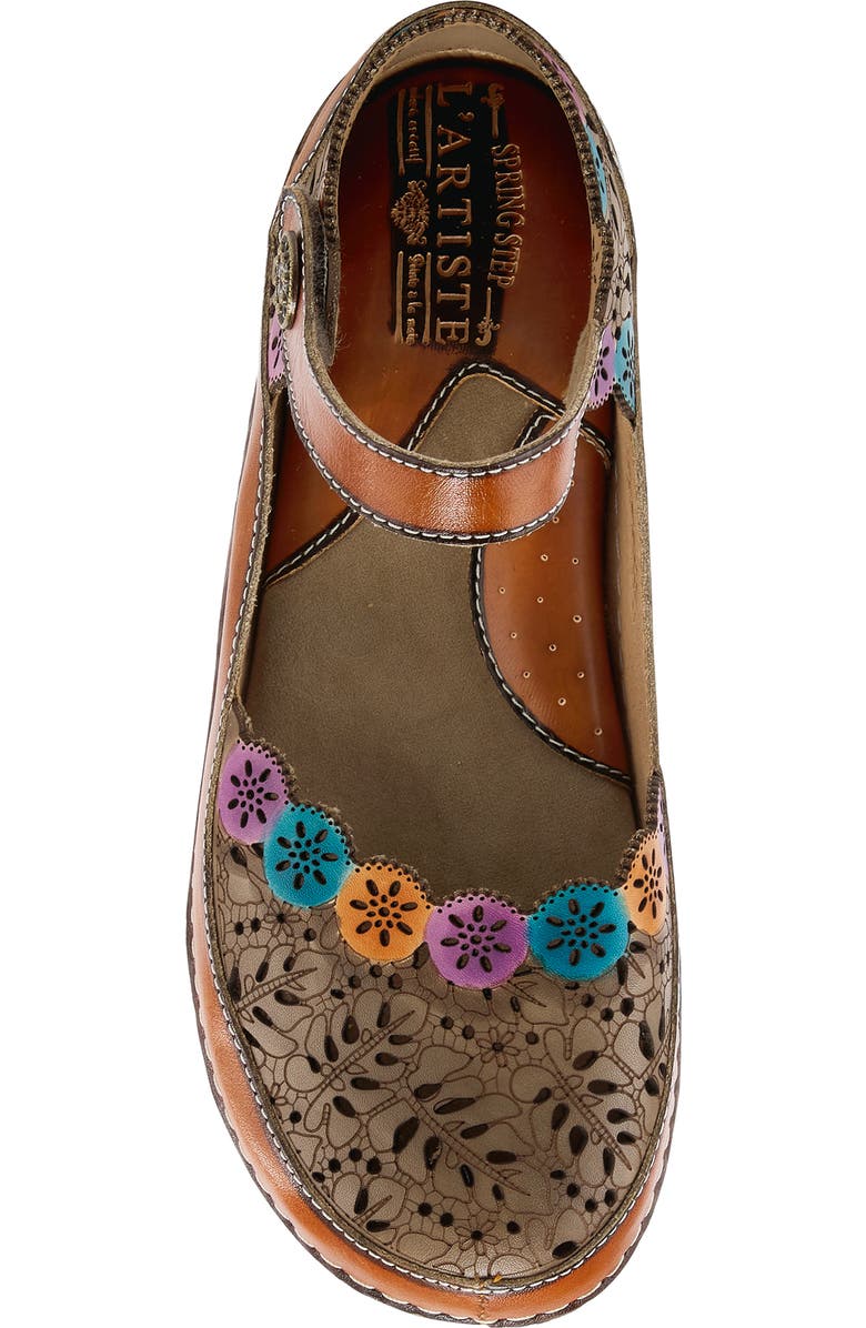 L'Artiste by Spring Step Kysandra Fleur Mary Jane Flat, Alternate, color,