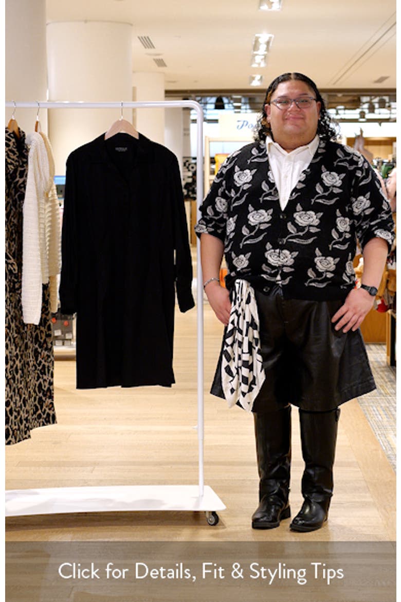 Asher Long Sleeve Cotton Shirtdress video
