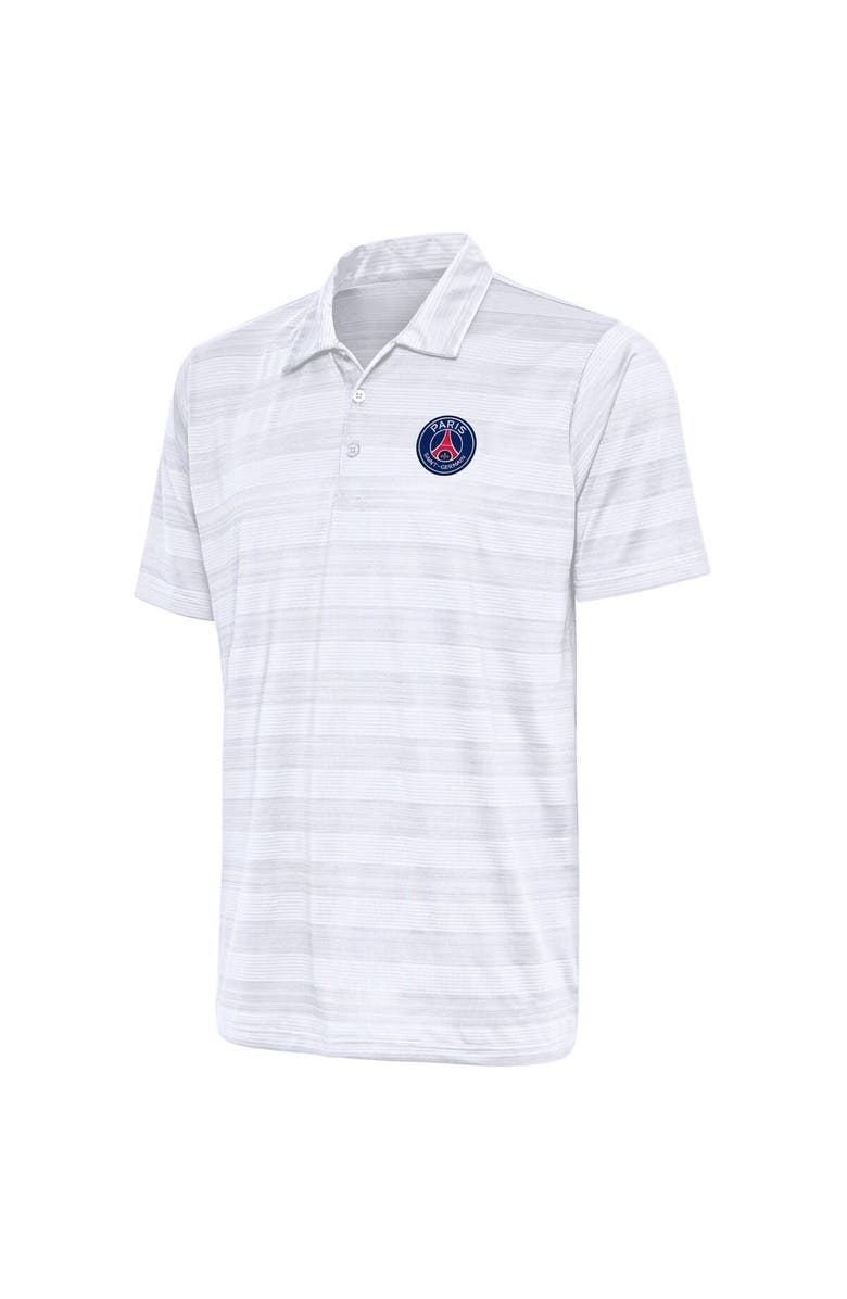 ANTIGUA Men's  White Paris Saint-Germain Boundary Polo, Alternate, color, 
