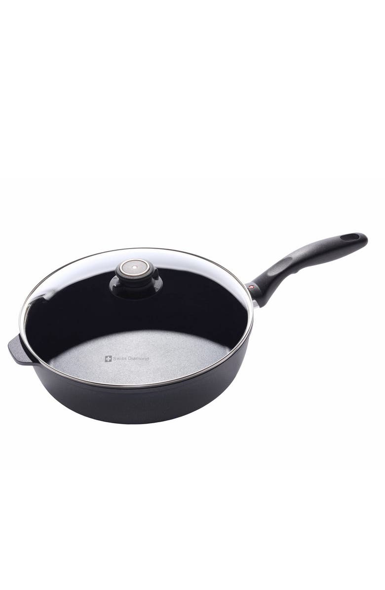 Swiss Diamond 3.8 Quart Saute Pan With Lid, Main, color,
