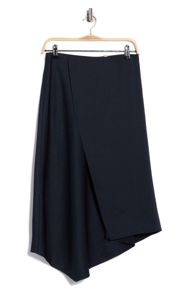 Vince Shine Drape Skirt, Alternate, color, Coastal