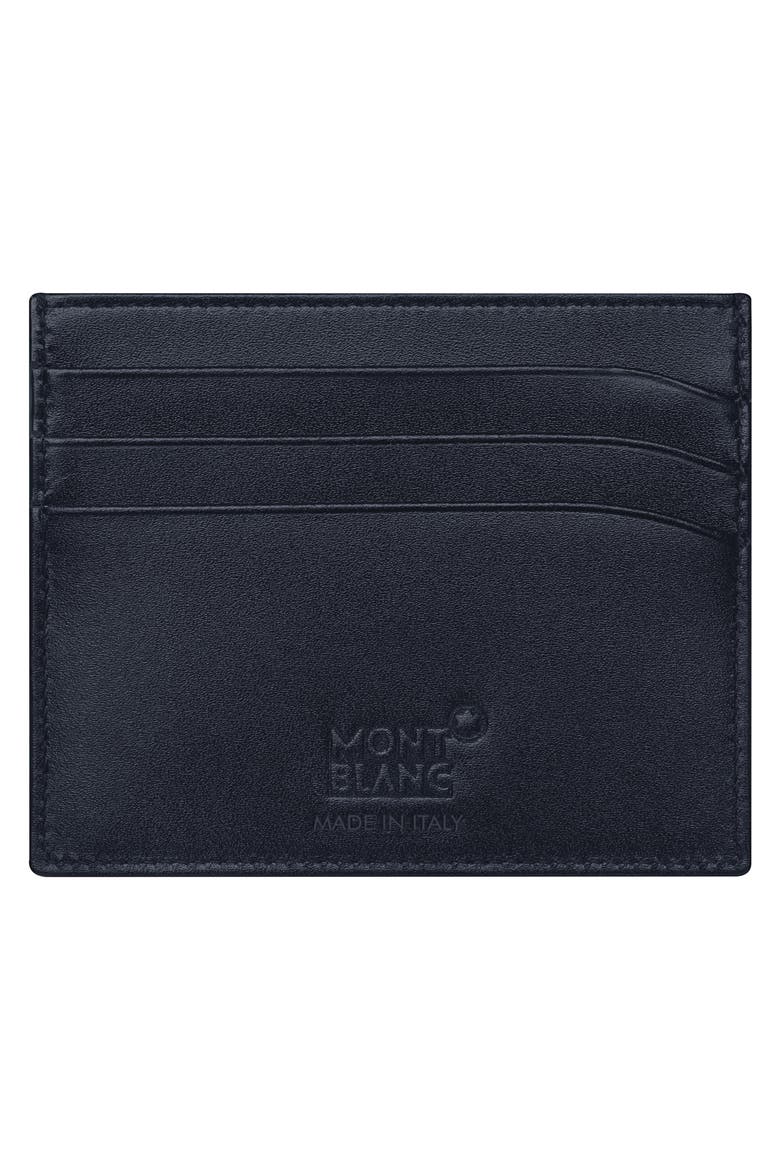 Meisterstück Leather Card Case, Alternate, color, BLUE