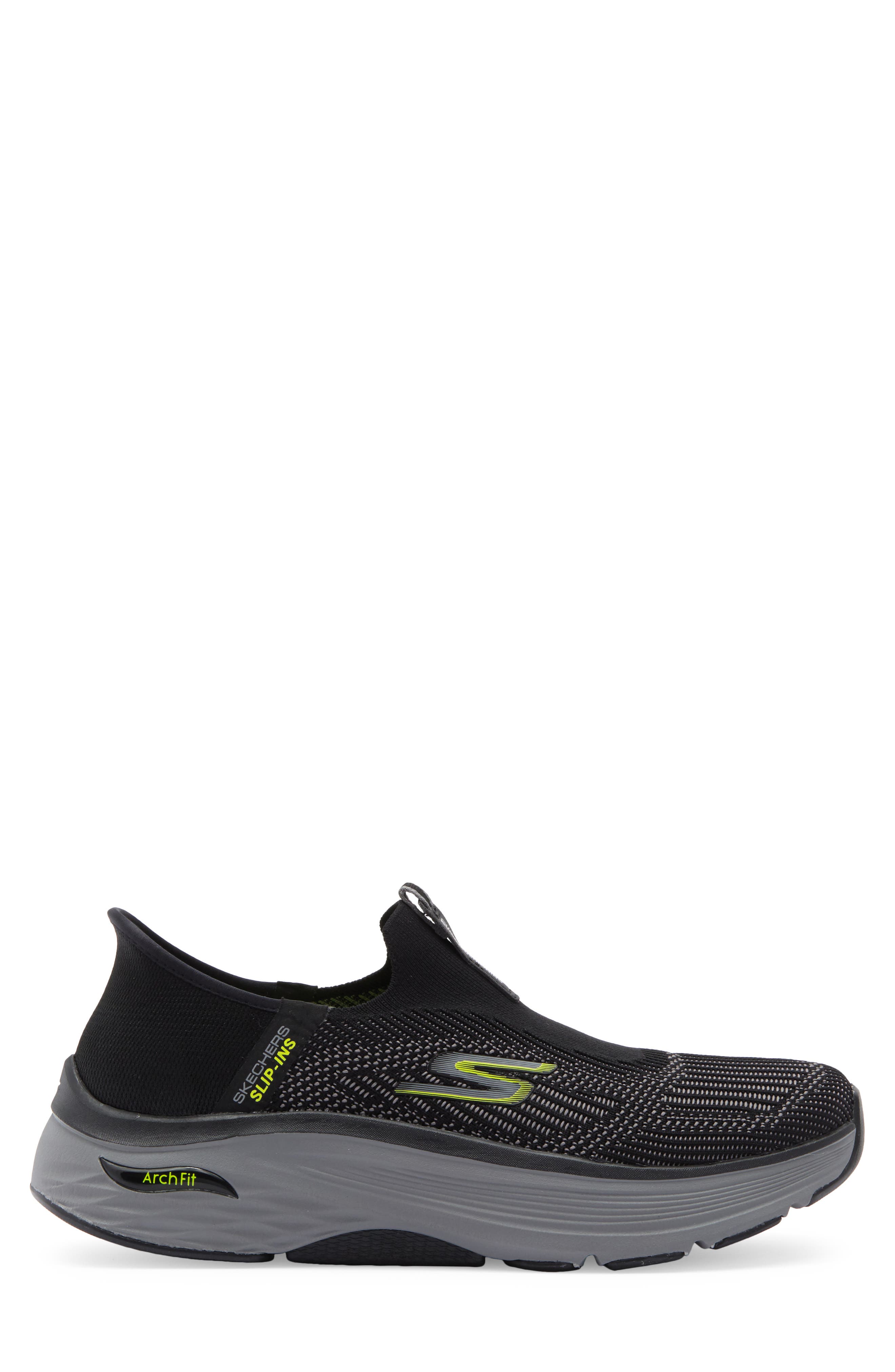 SKECHERS Max Cushion Slip-Ins Sneaker, Alternate, color, Black/ Charcoal