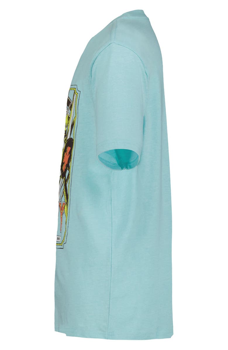 Lucky Brand Kids' Bear Wheel Short Sleeve T-Shirt, Alternate, color, Antigua Surf Heather