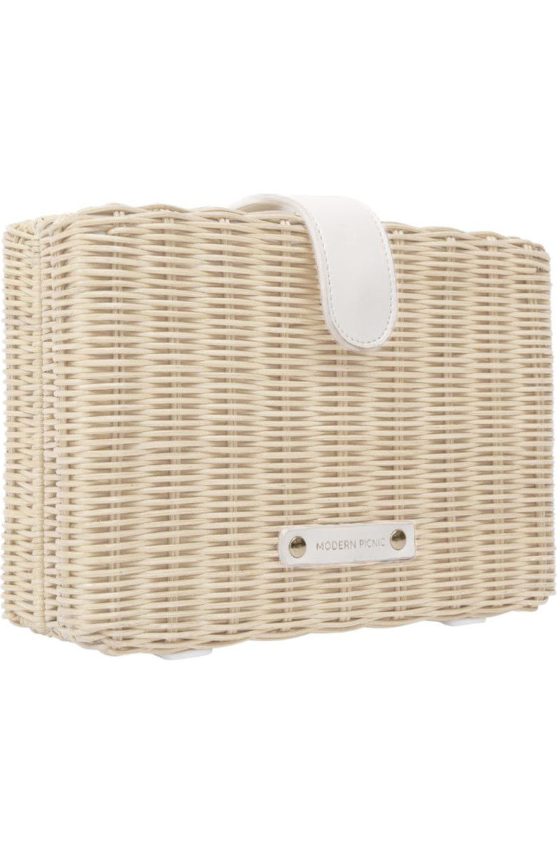 Modern Picnic THE SNACKER, Alternate, color, White Wicker