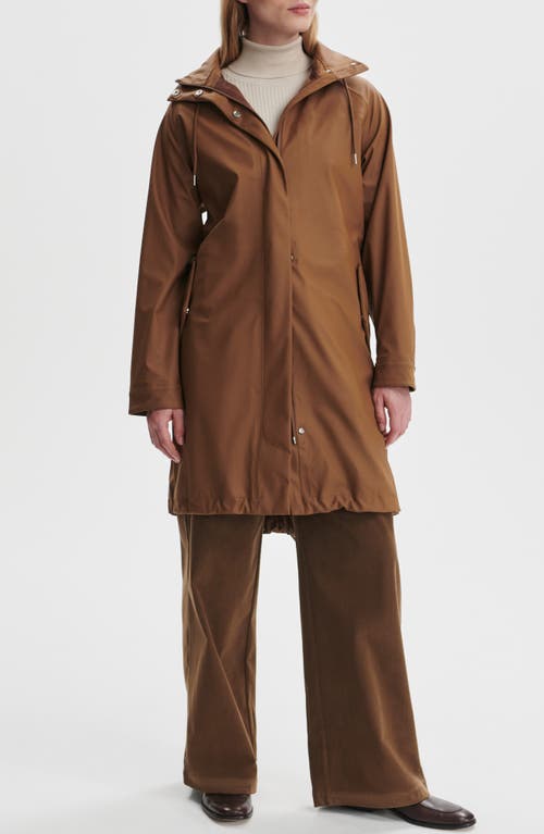 Varley Amel Rainproof Jacket In Brown