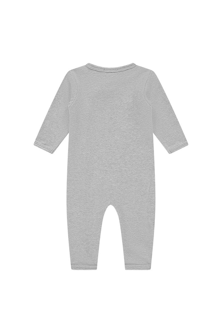 Long Sleeve Romper, Alternate, color, Light Grey Melange