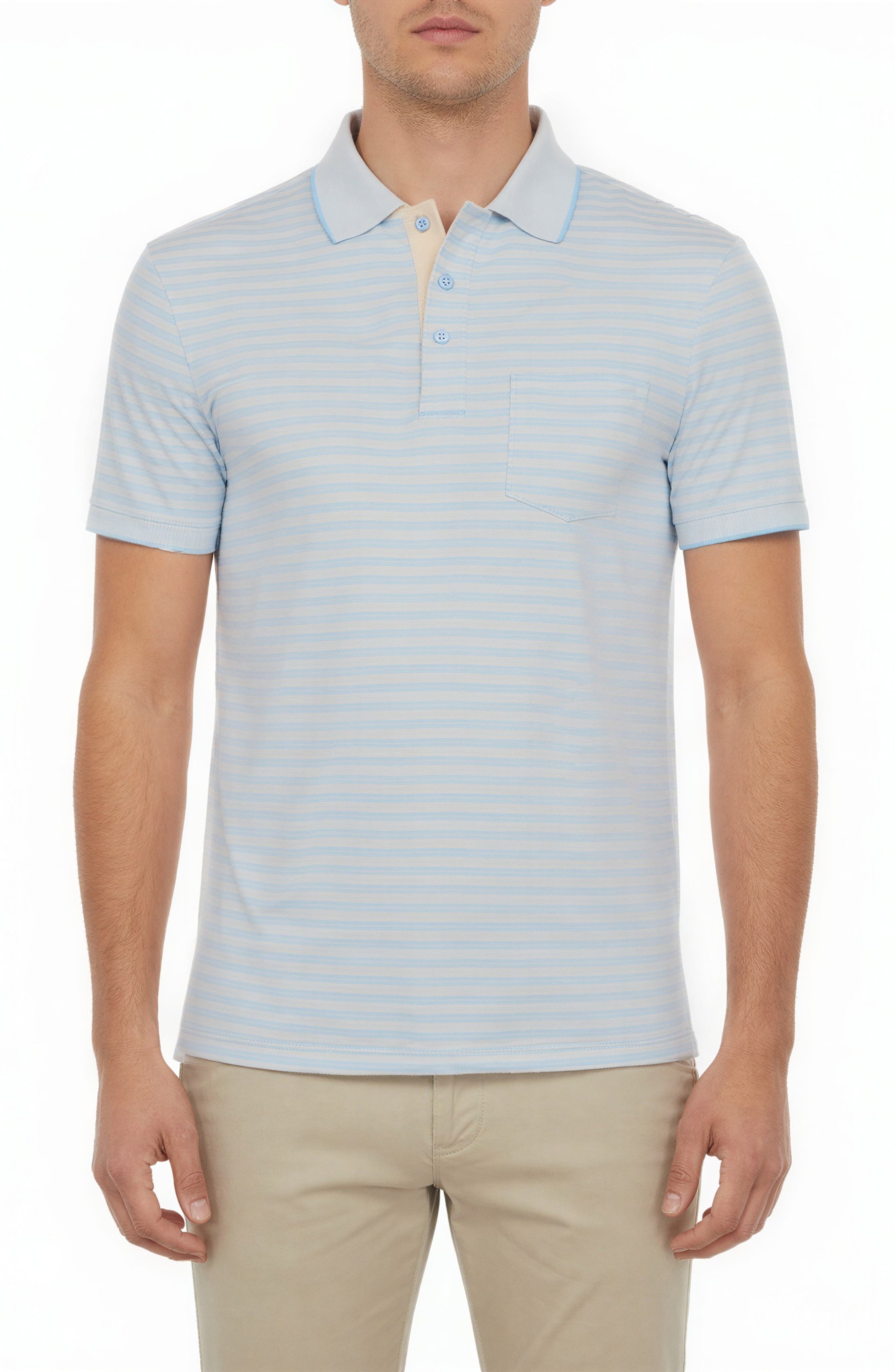 Tipped Knit Polo - image 3