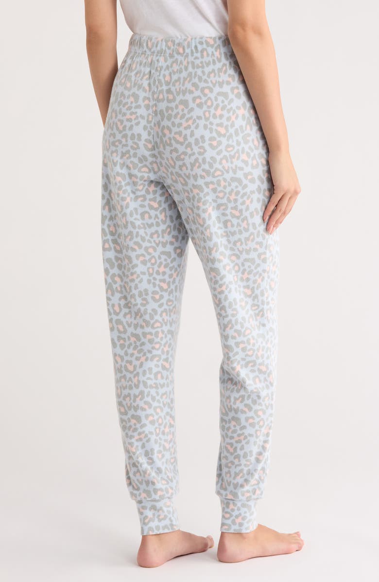Honeydew Road Trip Pajama Joggers, Alternate, color, Ice Leopard