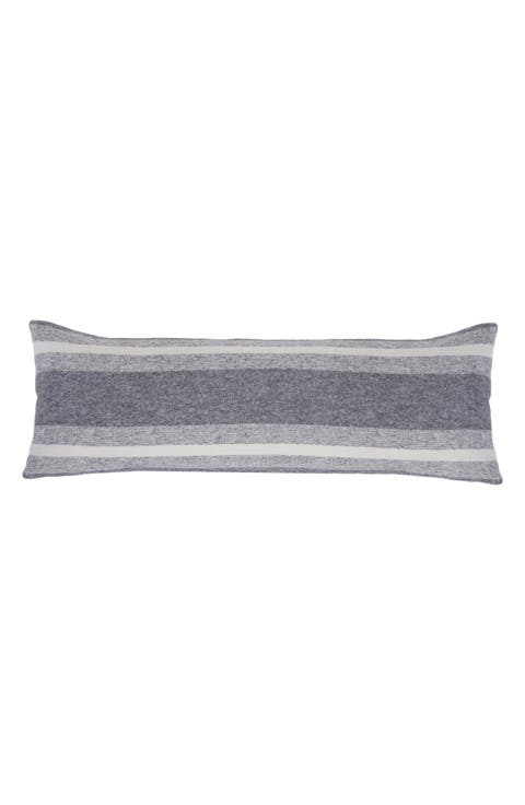 Alpine Stripe Cotton Lumbar Accent Pillow
