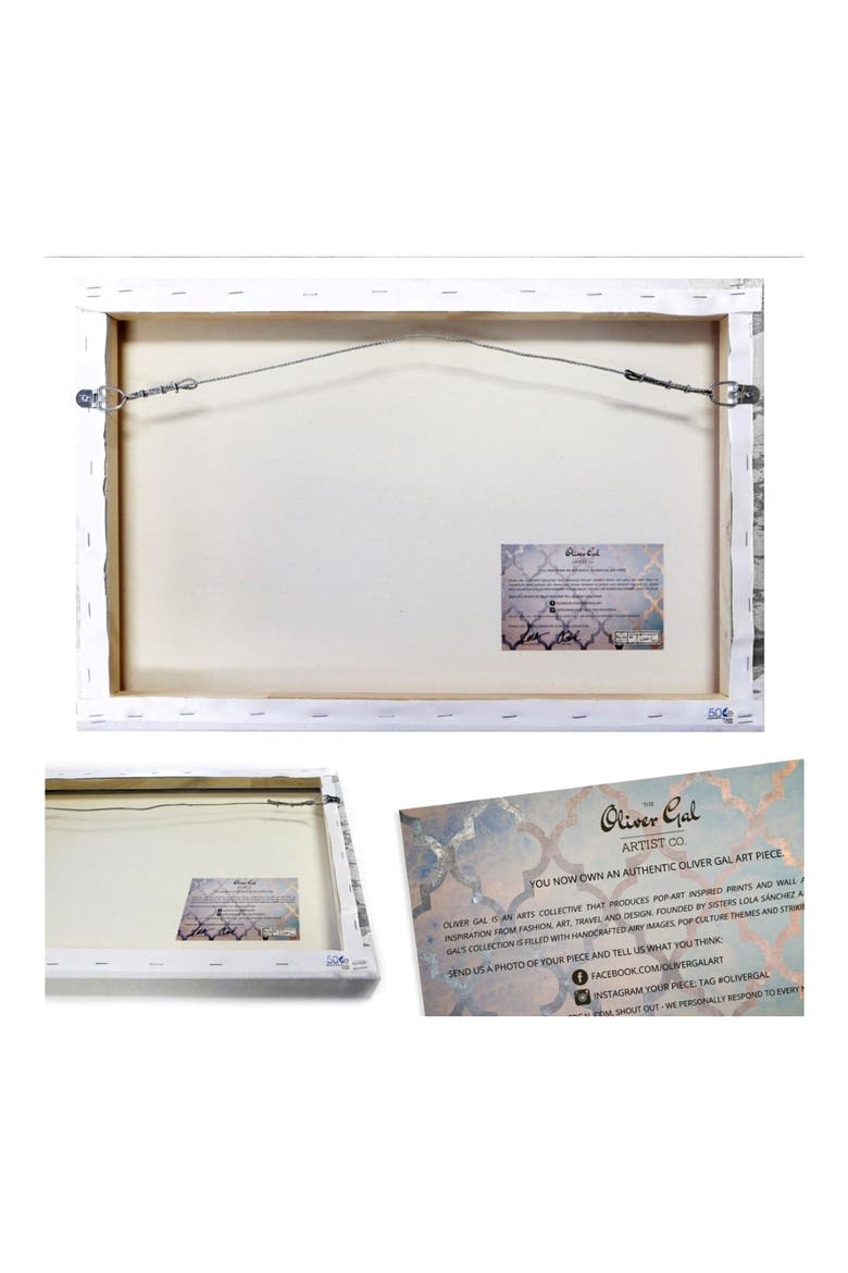 Ready for the Town Canvas Wall Art, Alternate, color, WHITE