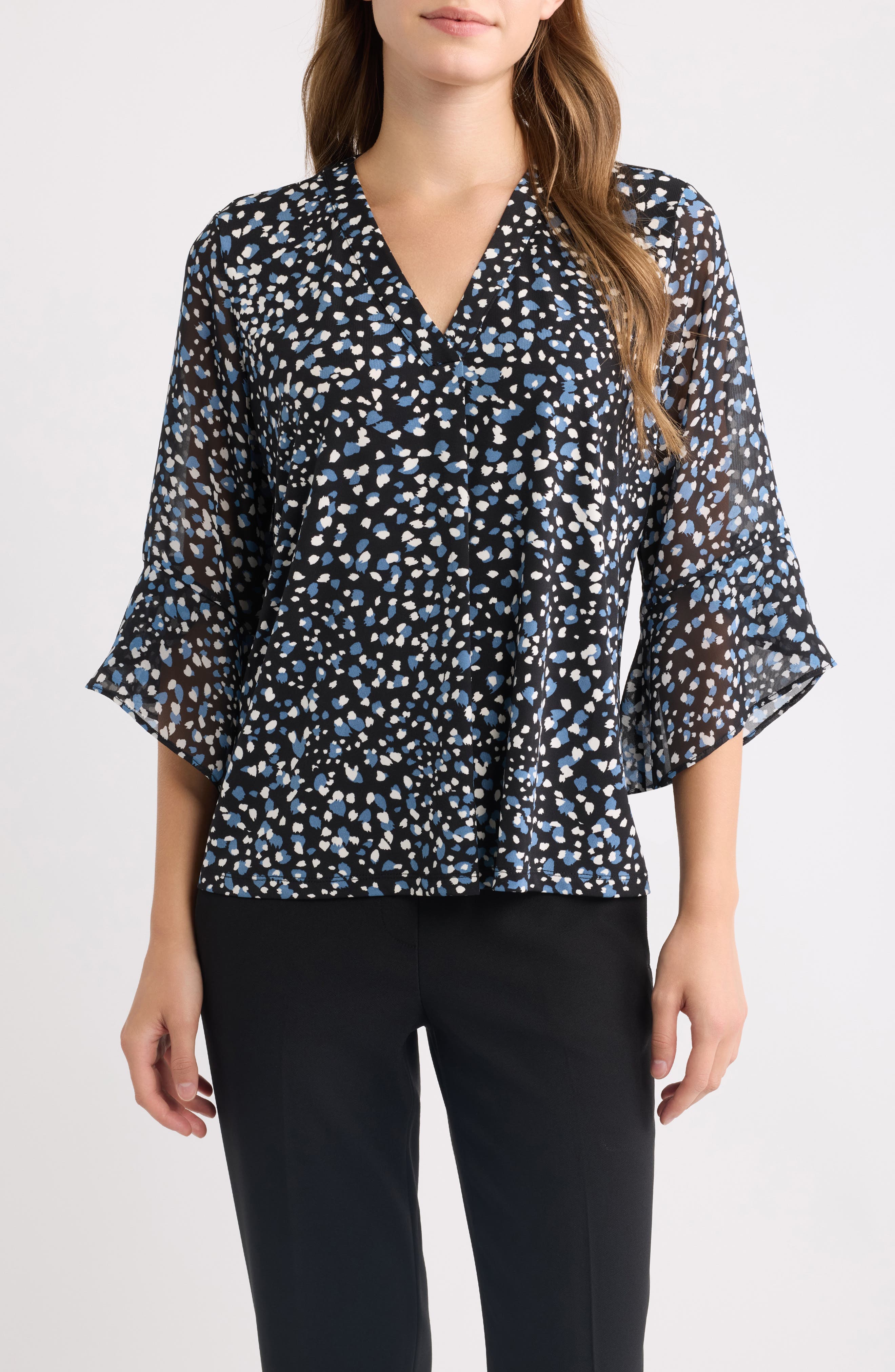 selected ANNE BLACK/ DUTCH BLUE MULTI