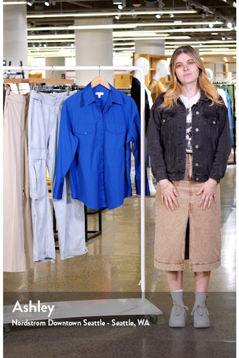 Poplin Two-Pocket Button-Up Shirt video