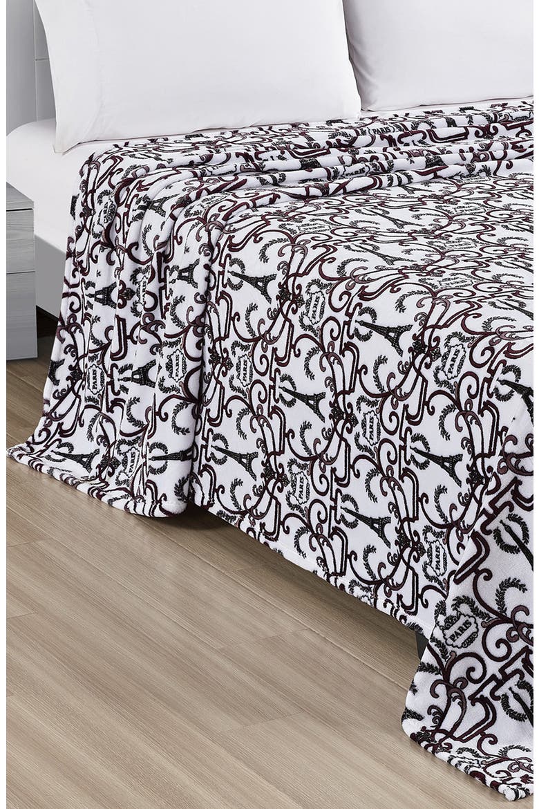 Ultrasoft Plush Throw Blanket, Alternate, color, CHANTAL